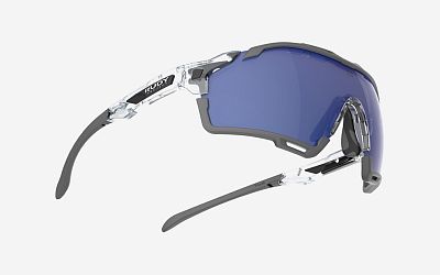 Превью  Велоочки RUDY PROJECT Cutline Crystal Gloss, Линзы: Multilaser Deep Blue (SP635896-0000)
